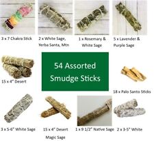 52 Assorted Smudge Sticks, Wholesale Lot 50% off, Cleansing Negativity Removal picture