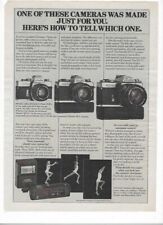 1979 Minolta Camera Old Vintage Print Ad XD-11 XG-7 SR-T Autowinder Electroflash picture