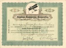 Aviation Engineering Corporation - Stock Certificate - Aviation Stocks picture
