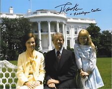 Jimmy & Rosalynn Carter Signed White House photo autographed Beckett LOA picture
