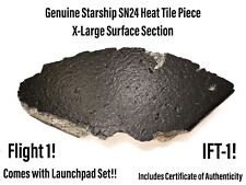 SpaceX Starship SN24 S24 X LargeHeat Shield Tile & Launchpad 3pc Collector Set picture