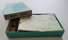 Antique Prescription File Box  with 97 original 1920s scrips (Serially numbered) picture