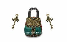Owl Shaped Brass Lock Antique Handcrafted Locks for Security  picture