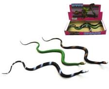 6 asst LARGE 30 IN RUBBER SNAKES realistic fake play snake TOY REPTILE NEW gags picture