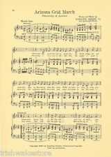 UNIVERSITY OF ARIZONA songs c 1927 