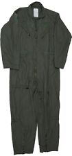 40R-(Broken Zipper) USAF CWU-27/P Flyers Coveralls Type 1 Sage 1590 US Air Force picture