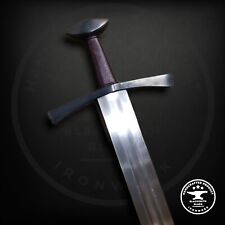 Customized Handcrafted Del Tin St. Maurice Sword Latin etchings on the blade.  picture