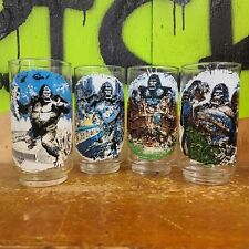 Vintage 1976 King Kong Drinking Glasses Drinkware Set of 4 picture
