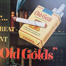 1951 Print Ad OLD GOLD CIGARETTES DENNIS JAMES ORIGINAL AMATUER HOUR NBC TOBACCO picture