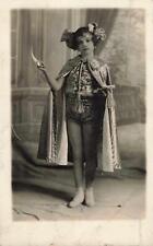 1920s RPPC Mexican Girl Circus Performer Outfit Cards Beautiful Costume Photo picture