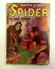 Spider Pulp May 1934 Vol. 2 #4 GD picture