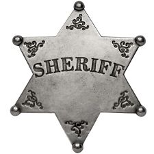 Six Point Star USA Sheriff’s Badge Full Size Metal picture