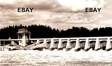 Vintage RPPC Main Spillway Bonneville Dam BW Sawyers EKC picture