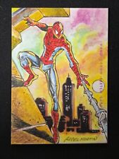 Marvel Spider-Man Sketch Card 1/1 By Rodel Martin Finding UNICORN Infinity Saga picture