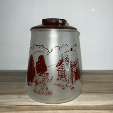 Bartlett Collins Pokee' Frosted Brown Hansel & Gretel Gingerbread Cookie Jar picture