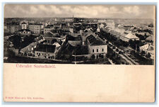 c1940's General View Udvozlet Szabadkarol Hungary Antique Unposted Postcard picture