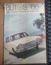 BS1) 1966 Singapore Sunday Times AUTOS '66 Car Magazine FORD CORSAIR V4 / Volvo picture