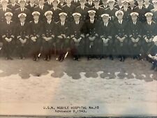 WW2 Panoramic Photograph USS Mobile Hospital #10 35x9” picture