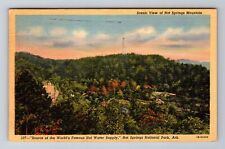 Hot Springs AR-Arkansas, Birds Eye View, c1950 Antique Vintage Souvenir Postcard picture