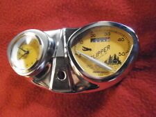 Bicycle Speedometer with Clock Stewart Warner Bike accessory Dashboard Complete picture