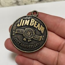 Vintage Jim Bean 1795-1995 200th Anniversary Metal Ornament Or For Keychain picture