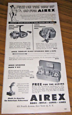 1956 Print Ad Airex Fishing Reels Mastereel,Masterkast,Spinster Mark V Kit NY picture