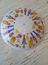Midcentury Modern Toy Soldier Castle Flush Ceiling Light picture