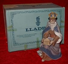 LLADRO Porcelain KING MELCHIOR #1423 In Original Box 1980's Made in Spain picture