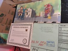 VINTAGE SHE-RA ANIMATION CEL BACKGROUND 80's MOTU filmation art HE-MAN X1 picture