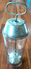 Vintage Hazel Atlas Glass Malted Milk Mixer 12oz with Embossed Makers Marks USA picture