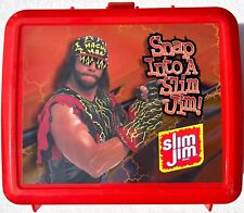 1997 Macho Man Randy Savage Lunchbox (Red) • WWF Slim Jim Aladdin picture