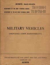Military Vehicles Ordnance Corps Responsibility Army Air Force Technical Manual picture