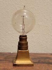 Antique light bulb attached early Art Deco base Socket Fixture E with Arrow picture