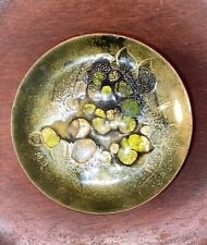 Margaret Ratcliff Stone Mountain Georgia Enamel on 4” Copper Plate Signed MR picture