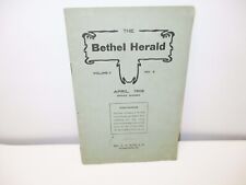 The Bethel Herald 1908 Rev. C. a. Butz Myerstown Pa Fredericksburg picture