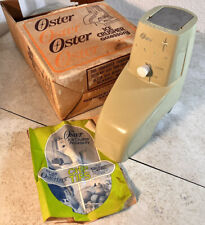 Vintage Groovy Avocado Green MCM OSTER Blender Icer Attachment Ice Crusher picture