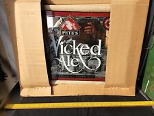 Vintage Pete's Wicked Ale Beer Mirror New Never Opened Never Displayed  picture