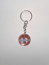 International Harvester IH Scout Cabochon Glass Keychain 1” Round picture