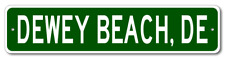 Dewey Beach, Delaware Metal Wall Decor City Limit Sign - Aluminum picture
