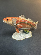 Vintage Fish Enamel Bejeweled Trinket Box. picture