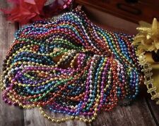 72 Multi-Color Mardi Gras Beads Necklaces Party Favors 6 Dozen  Lot picture