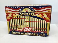 2000 IGA Circus Daze Special Edition Cookie Jar Calliope Music Wagon Hometown picture