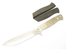 Vtg Mac Seki Japan Tak Fukuta AUS8A Hunting Skinner Fixed Knife Blade Blank picture