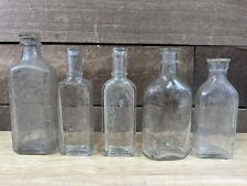Vintage Clear Glass Medicine Apothecary Bottles Mc Cormick & Co  picture