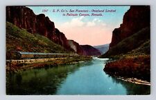 Palisade Canyon NV- Nevada, SP Company, Overland Limited, Vintage Postcard picture