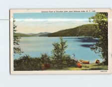 Postcard General View of Paradox Lake near Schroon Lake New York USA picture