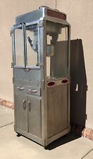 Star Mfg. Co.Commercial Movie Theater Popcorn Machine 1950's Silver Star Model picture