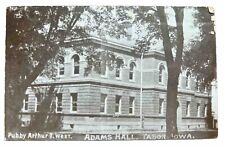 RPPC. Adam’s Hall. Tabor College. Iowa. Real Photo Postcard. 1908 picture