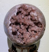 Large Stunning Druzy Pink Amethyst Sphere picture
