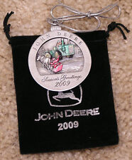 2009 John Deere Pewter Christmas Ornament picture